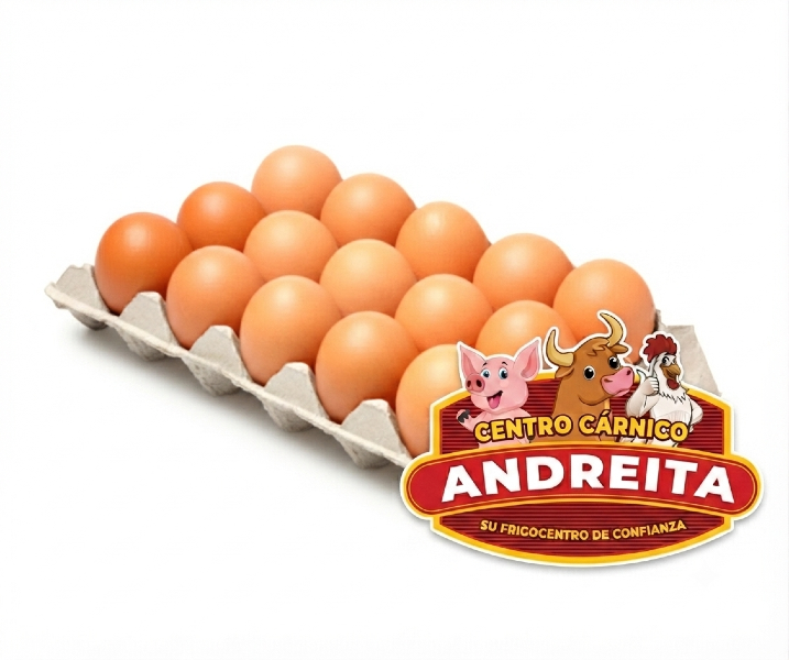 Media cubeta de huevos